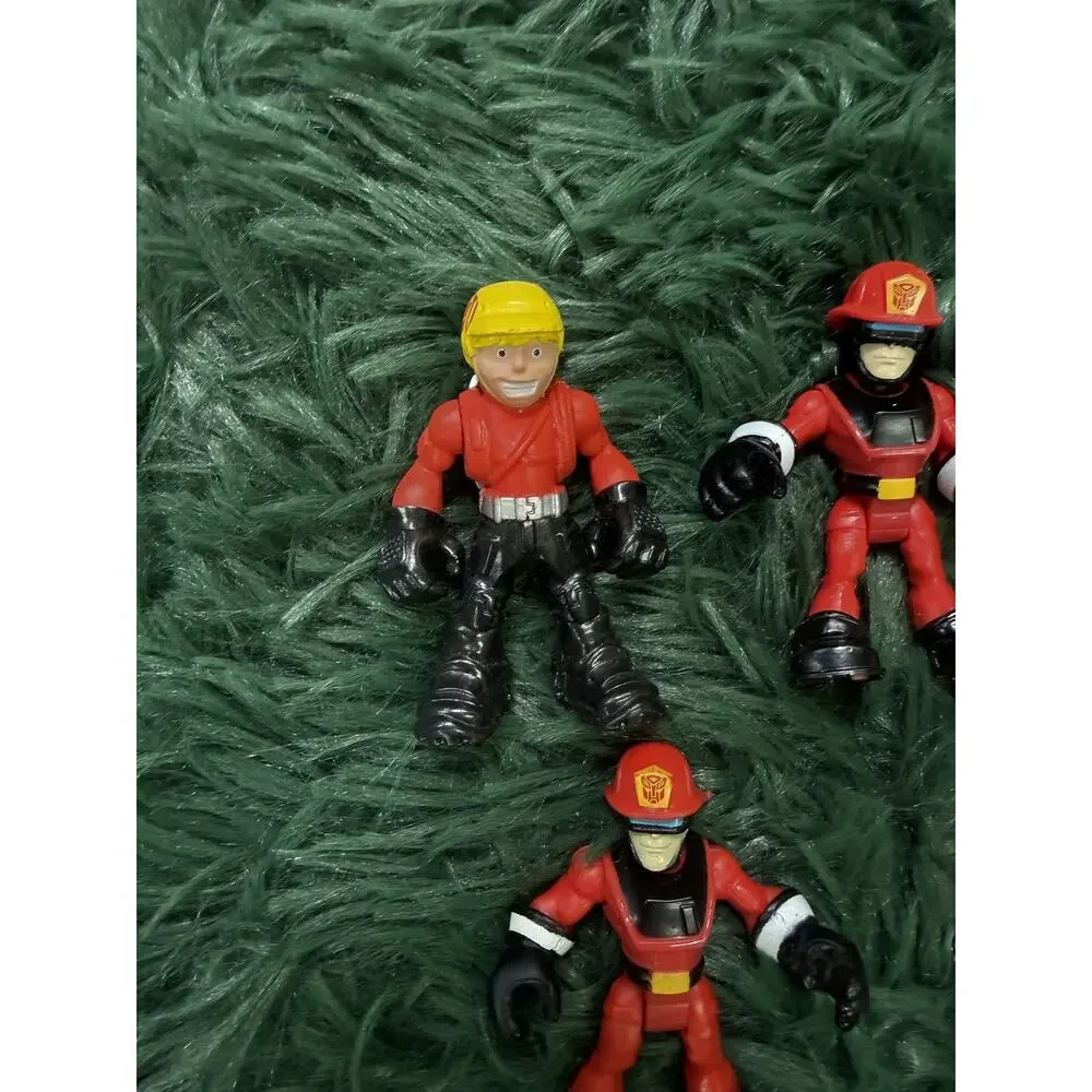 Playskool Heroes Transformers Rescue Bots Action Figures Lot of 5 Firefighters